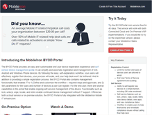 Tablet Screenshot of byodportal.com